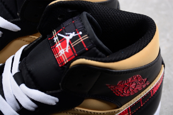 Nike Air Jordan 1 MidTartan Swoosh DZ5329-001 