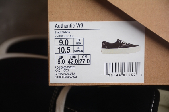 Vans Authentic VR3 VN0005UD1KP 