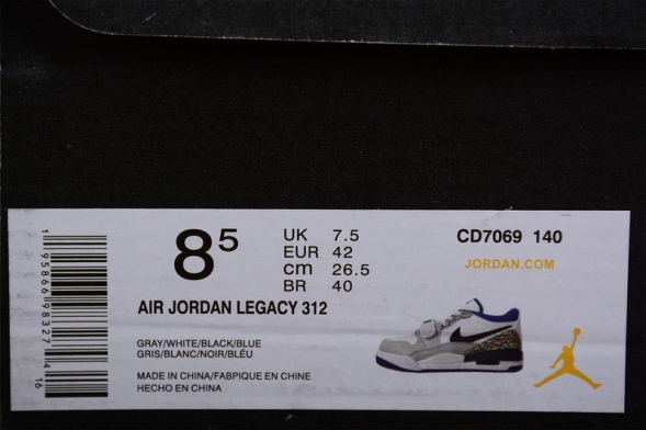 Nike Air Jordan Legacy 312 Low CD7069-140  