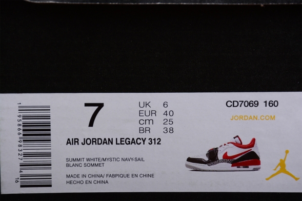 Nike Air Jordan Legacy 312 Low CD7069-160 