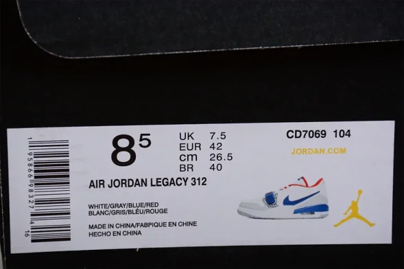 Nike Air Jordan Legacy 312 Low CD7069-104 