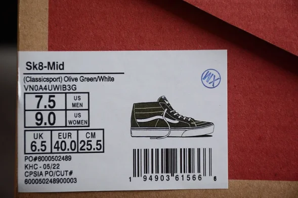 Vans SK8-Mid VN0A4UWIB3G 