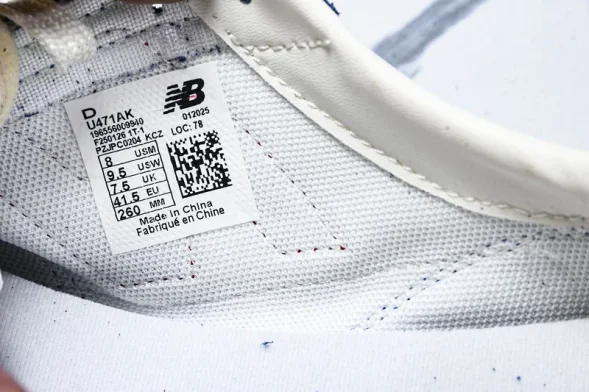 New Balance 471 White Red Blue U471AK  