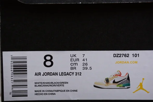 Nike Air Jordan Legacy 312 Low DZ2763-101 
