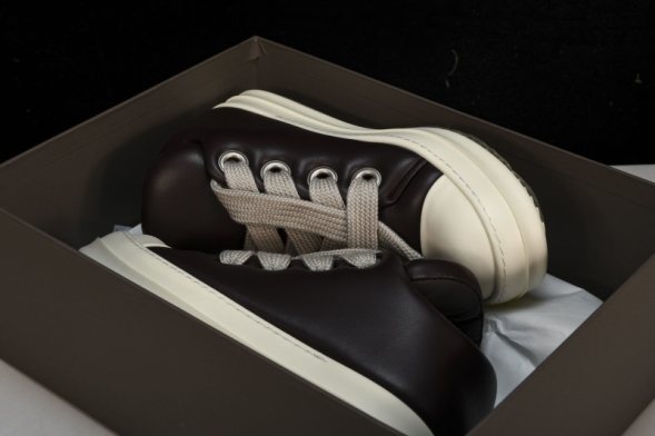 Rick Owens Jumbo Lace Padded Lowsneaks RU02C7893 LLPW2 