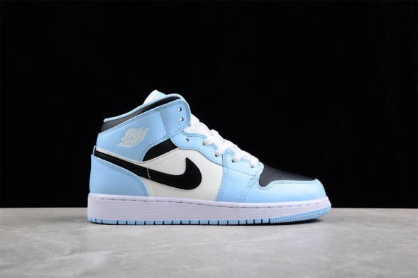 Nike Air Jordan 1 Mid University Blue 555112-401 