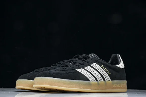 Adidas Gazelle Indoor Core Black Wonder White JI2755  