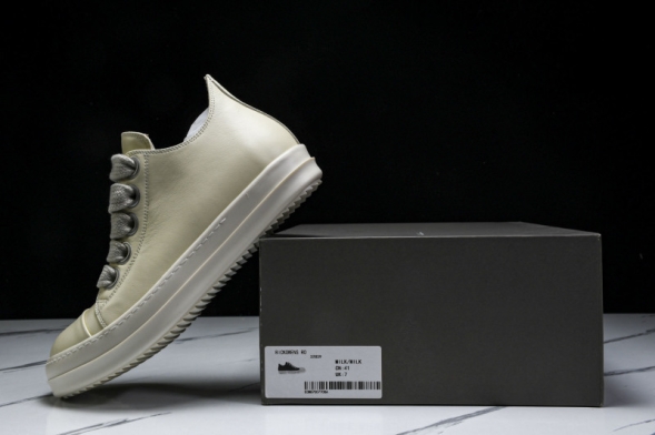 Rick Owens RO Low Sneak Milk/Milk 