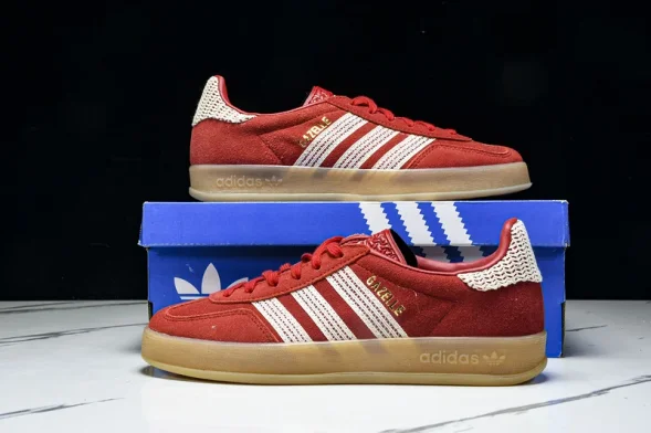 Adidas Gazelle Indoor Better Scarlet Wonder White Gum JI2756 