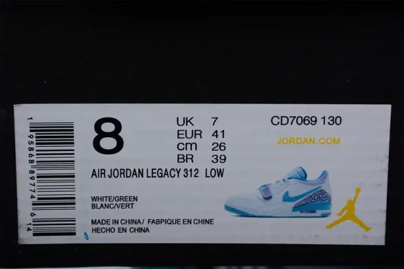 Nike Air Jordan Legacy 312 Low CD7069-130 