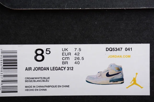 Nike Air Jordan Legacy 312 high. DQ5347-041 