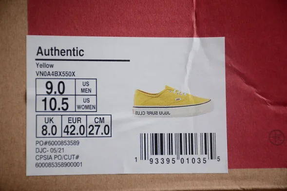 Vans Authentic 44 DX VN0A4BX550X 
