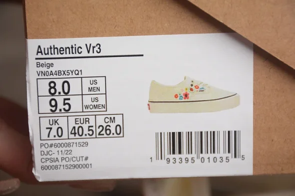 Vans Authentic 44 DX VR3 VN0A4BX5YQ1 
