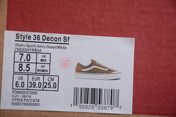 Vans Style 36 Decon VN0A5HYRB9A 