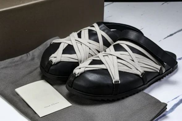 Rick Owens Megalaced Mule Granola RU01E5813 LOOW1 
