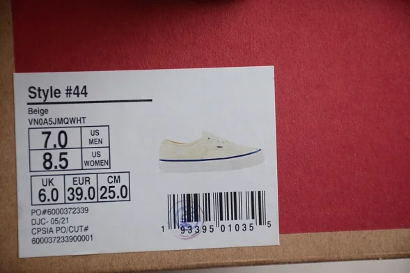 Vans Authentic VN0A5JMQWHT 