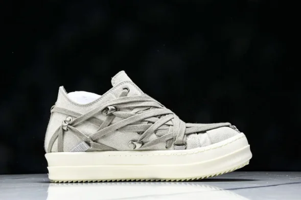 Rick Owens Megalaced Low Sneaks RU01E5886 LVSW1 