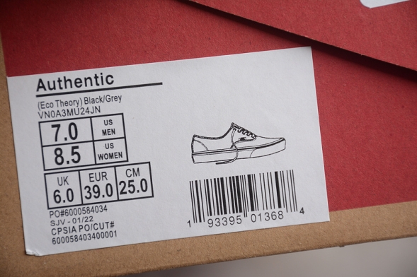 Vans Authentic x Wacko Maria VN0A4BV9GRY 