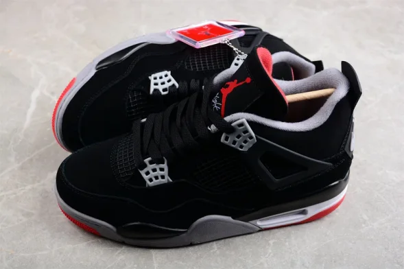  Nike Air Jordan 4 Bred 308497-060 