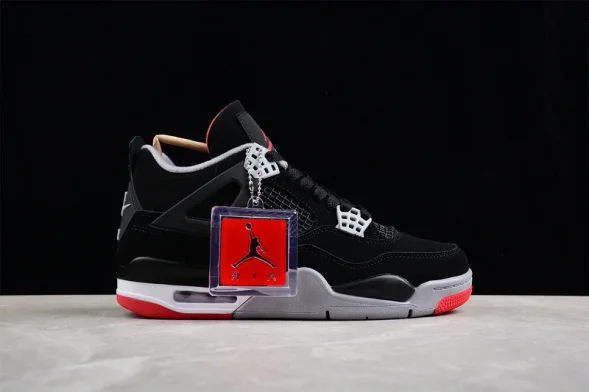  Nike Air Jordan 4 Bred 308497-060 