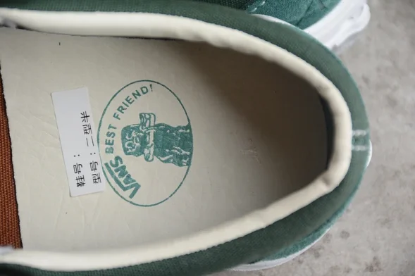 Adsum x Vans Vault OG Slip-On Dark Green VANSBESTFRIEND1 