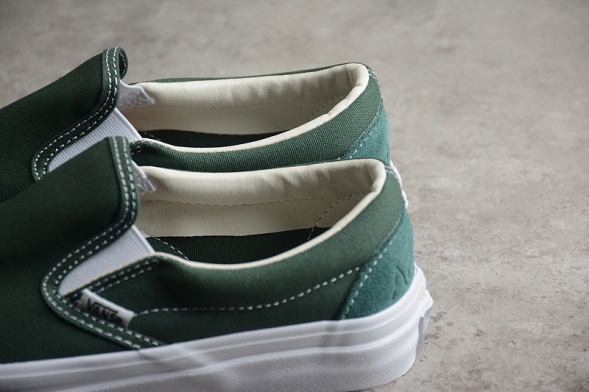 Adsum x Vans Vault OG Slip-On Dark Green VANSBESTFRIEND1 