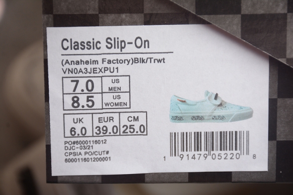 Fog x Vans x SNS Slip-On VN0A3JEXPU1 