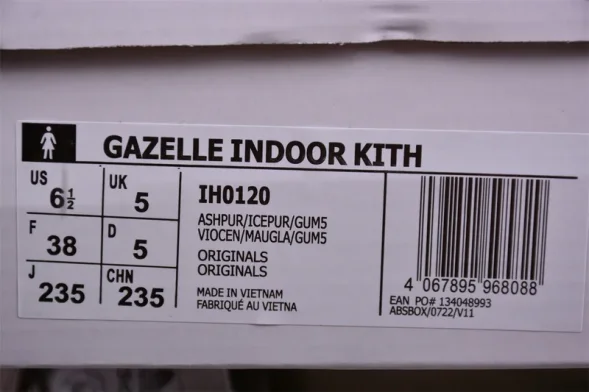 Adidas Gazelle Indoor x Kith IH0120 