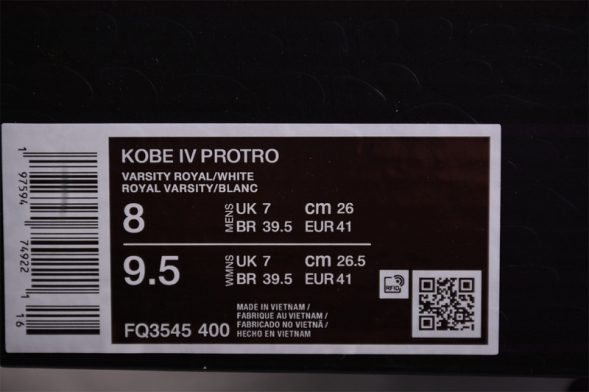 Nike Zoom Kobe IV FQ3545-400  