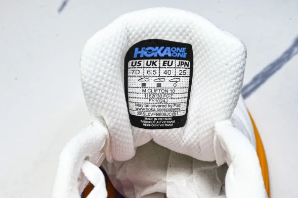 Hoka One One Clifton 10 Low 1162030 FGZ 