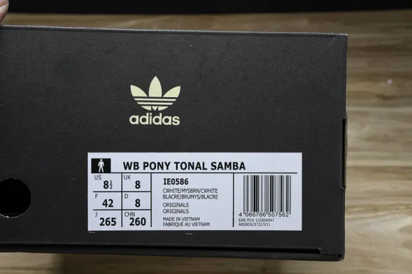 Wales Bonner x Adidas Samba Pony Tonal IE0586 