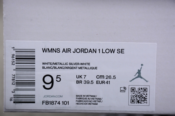 Nike Air Jordan 1 low Dare To Fly FB1874-101 