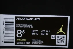 Nike Air Jordan 1 low White Toe 553558-063