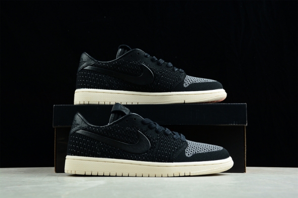 Nike Air Jordan 1 Retro low Flyknit Black Guava Ice AH4506-010 