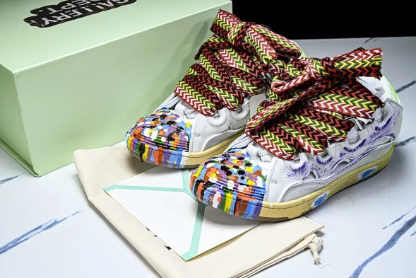 Lanvin Curb Tennis Low top Sneakers 