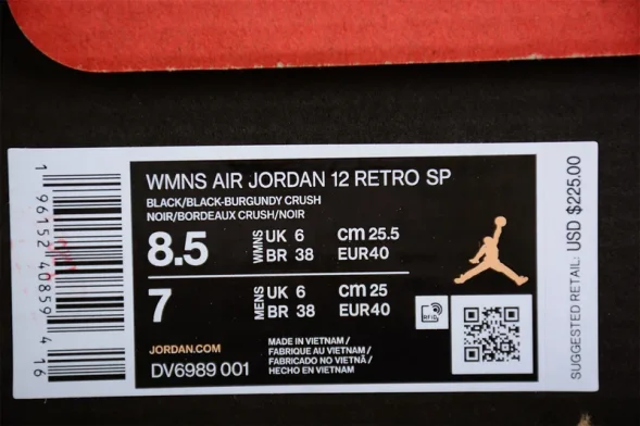 A Ma Maniére x Air Jordan 12 Retro SP DV6989-001 