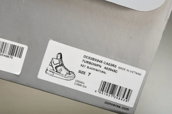 Rickowens DRKSHDW x Converse Chuck 70 Mid Turbowpn DC02AX515 SA5R1 natural 